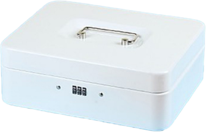 키밍 돈통 수납합, 화이트 150 소형, 1개