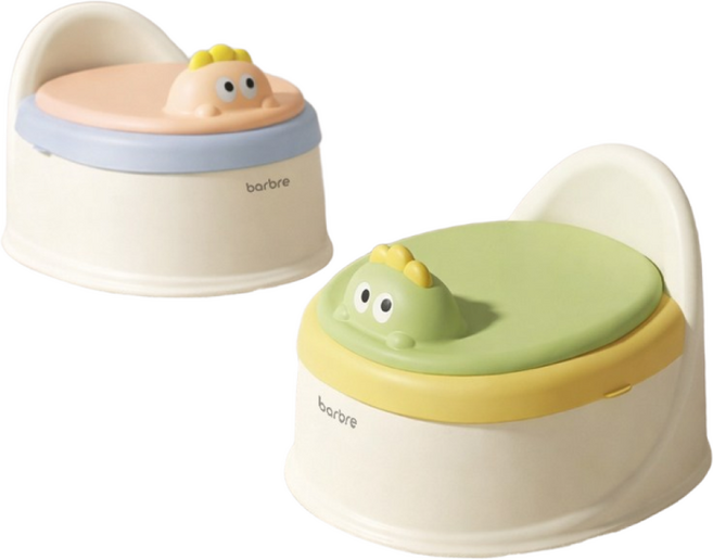 바브레 리틀디노 미니 아기 유아변기, 그린