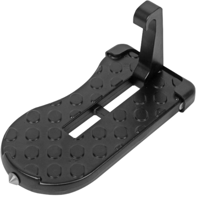 킹콩 라운드형 도어스텝 사이드스텝 발판 사다리 지붕 세차 카도어 캠핑 차박, 라운드도어스텝(1pcs)