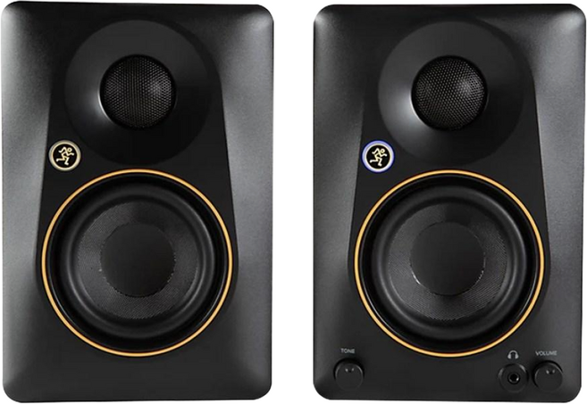 맥키 CR3.5BT 골드 컴퓨터 PC용 음악감상 홈레코딩용 북쉘프 스피커 세트 스튜디오 모니터 스피커 1조, GLD