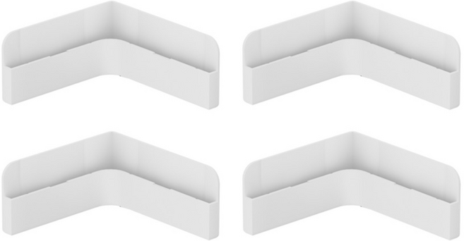 스피드랙 안전좌 부속 4P세트, 화이트