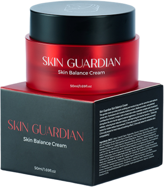 스킨가디언 스킨밸런스 크림 홍조 속건조 주사염 세라마이드 히알루론산 장벽 강화 진정 보습, 1개