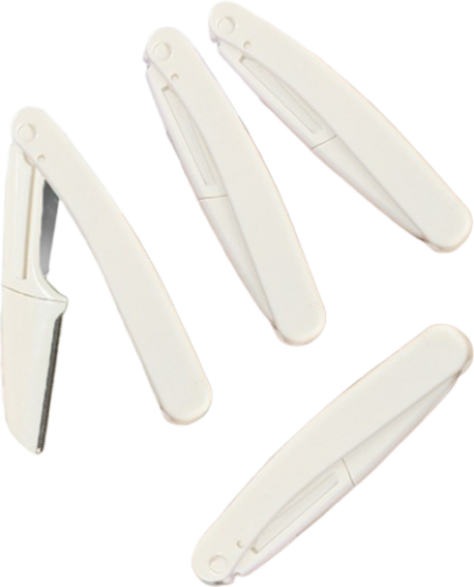 접이식 안전 눈썹칼, 50개, 상세페이지 참조