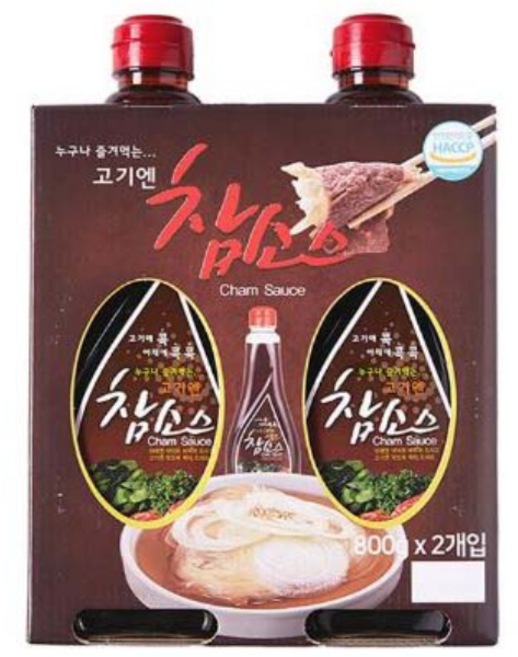 우리식품 고기엔 참소스 800g x 2개