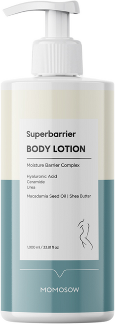 모모쏘우 슈퍼배리어 바디로션 / 2배 대용량 출시 히알루론산 세라마이드 우레아, 1개, 1L