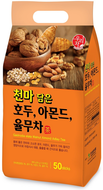 우리차 천마 담은 호두 아몬드 율무차, 18g, 50개입, 1개