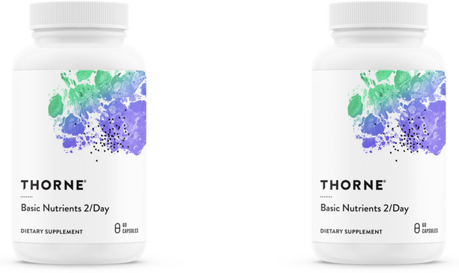 쏜리서치 베이직 뉴트리언트 투퍼데이 소프트젤 캡슐, 60정, 2개