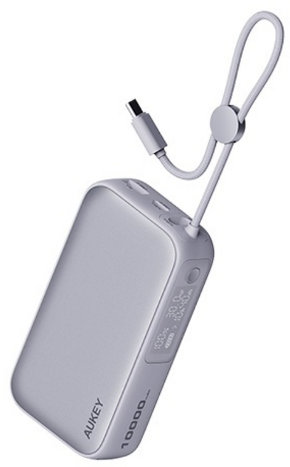 AUKEY 10000mAh PB-Y47 30W PD 快充 行動電源, 白