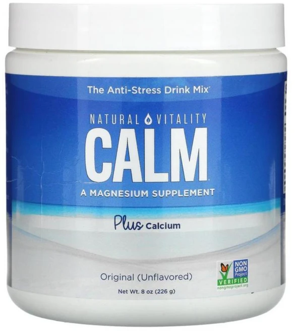NaturalVitality CALM 플러스 칼슘 드링크 믹스 오리지널 무맛 226g, 1개 - 쿠팡