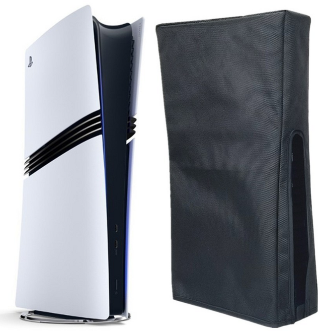 플스5 프로 먼지방지 더스트 커버, 1개, 블랙, 타워형