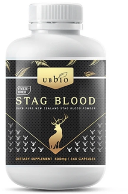 유비바이오 뉴질랜드 숫사슴 녹혈 500mg (동결건조 100%) 360캡슐, 1개, 기본, 360정 - 쿠팡