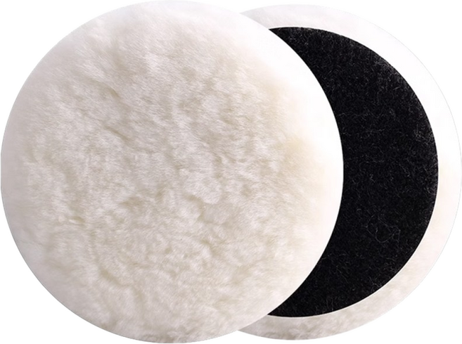 CTR 양모패드 광택패드 자동차 고급형 천연 양털 연마 패드, 05 7인치/180mm