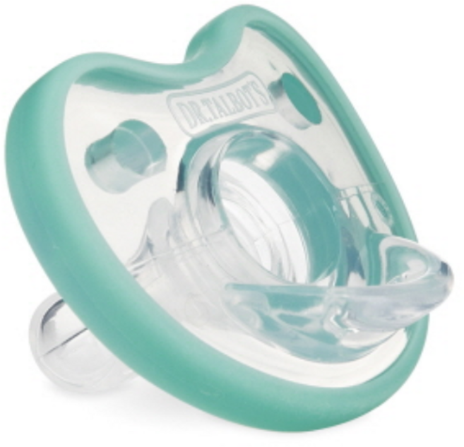 누비 닥터탈봇 노리개 젖꼭지, 0~6개월, 혼합색상, 1개