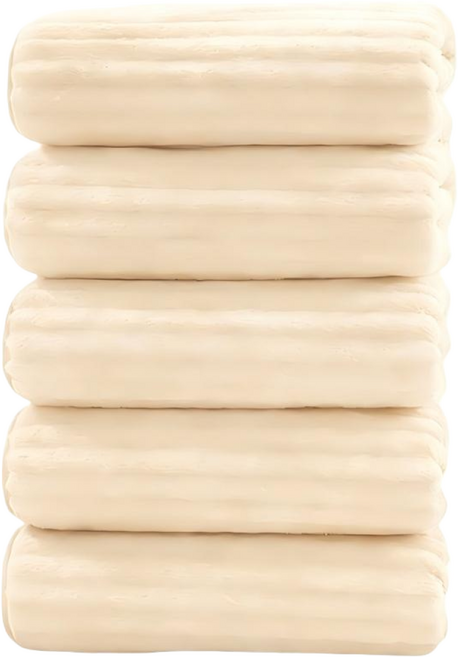 흡수좋은 수건 세수 타월 가정용 호텔타월 5수, 5개, 흰색