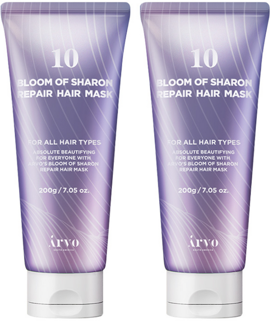 에이르보 10 블룸오브샤론 리페어 헤어마스크, 200g, 2개