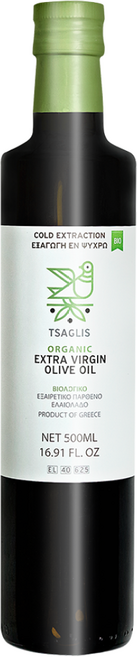 챠글리스 그리스 코로네이키 유기농 냉추출 엑스트라버진 올리브오일, 2개, 500ml