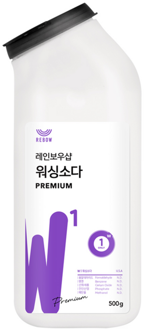 레인보우샵 K1 프리미엄 톡톡이 과탄산소다 세제, 500g, 2개