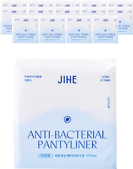 지혜 항균 팬티라이너, 슈퍼롱, 20개입, 15개