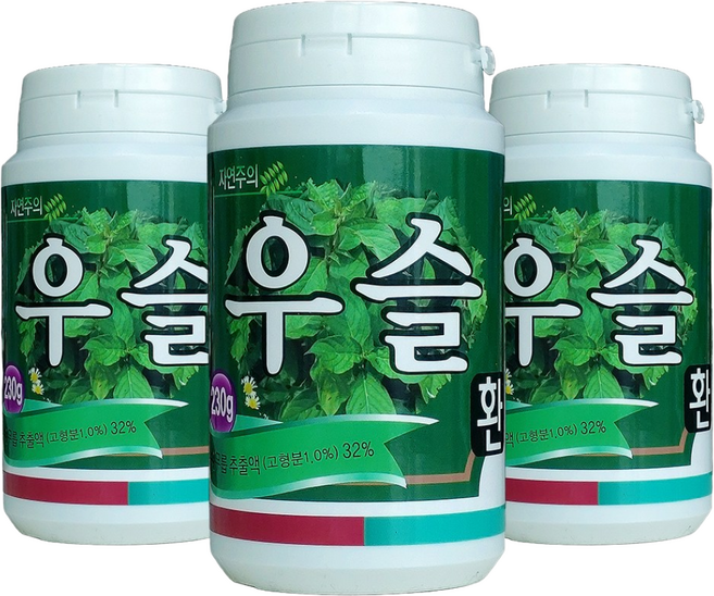 순수 국내산 우슬환 HACCP 인증 시설 제조, 180g, 3개