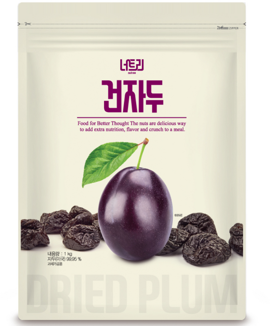 너트리 씨를 뺀 건자두 1kg 프룬, 1개