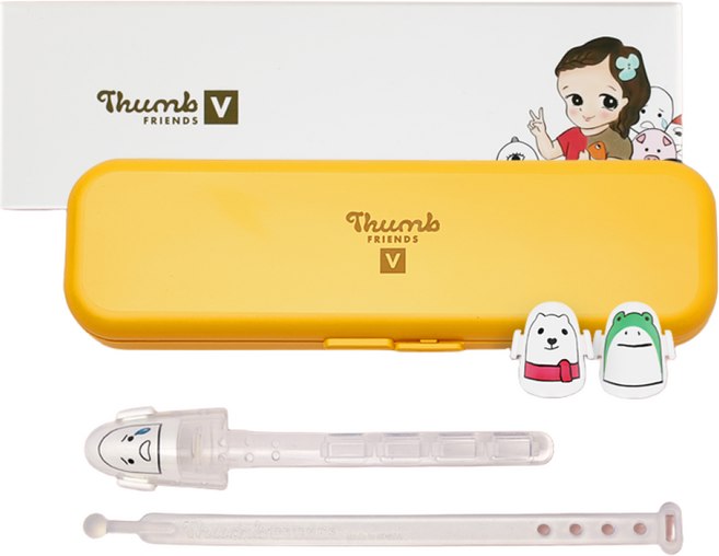 썸프렌즈V (검지/중지/약지/새끼용), A set 동물 친구들, Small, C set 동물 친구들, 1개