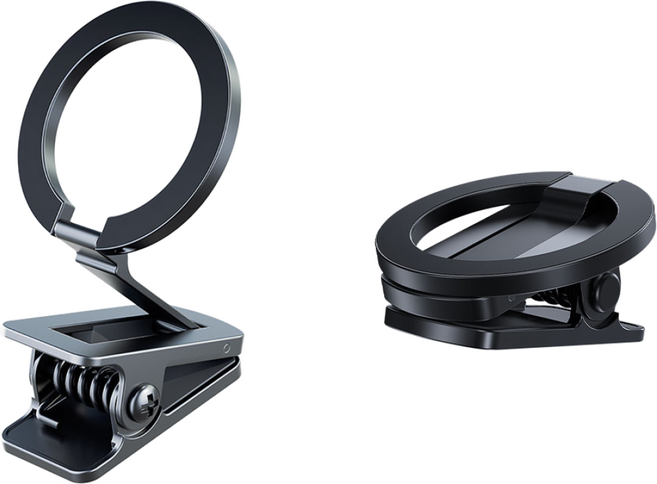 ZK커넥트 맥세이프 차량용 송풍구 거치대, 2세대 다용도 맥세이프 거치대 블랙, 1개