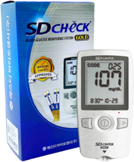 에스디바이오센서 체크골드 혈당측정기 혈당기계, 1개, 1개입