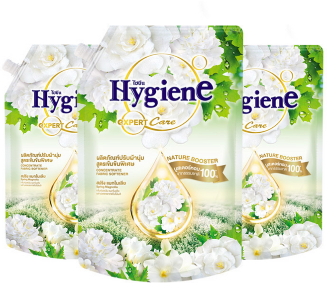 하이젠 퍼퓸 초고농축 섬유유연제 스프링 매그놀리아, 3개, 1.1L