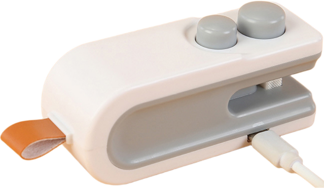 Modern Fashion 초경량 핸디형 밀봉기 실링기 비닐 접착기 R01, 아이보리, 1개