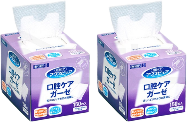 가와모토 구강 거즈 가아제 cm, 2개, 150매입