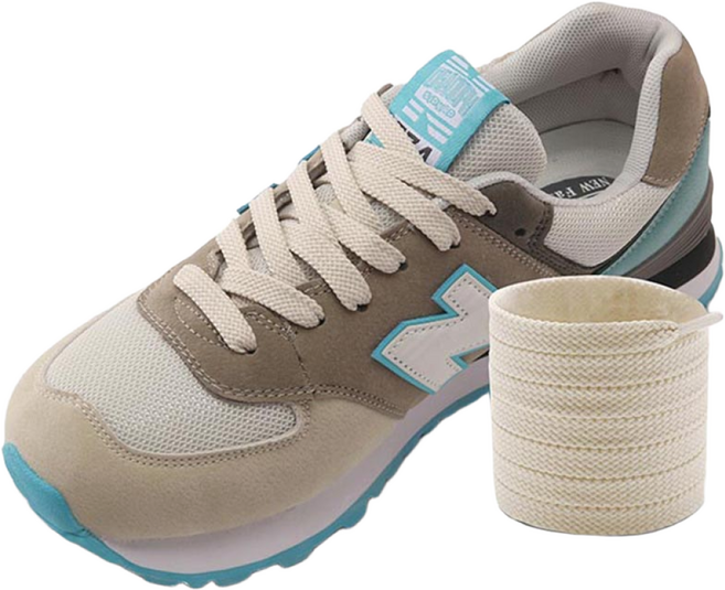 2p 짜임 발란스 신발끈 스니커즈 굵은 운동화끈 슈레이스 덩크 슈즈끈