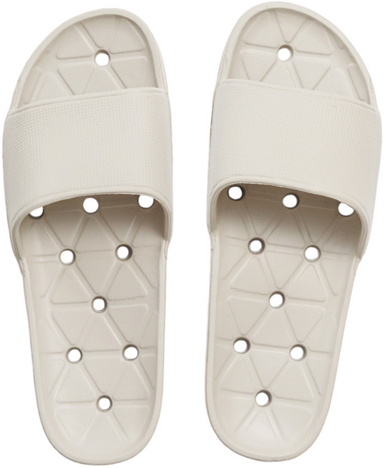 컴포트스튜디오 물빠짐 미끄럼방지 EVA 욕실화 실내화, 1개, 샌드