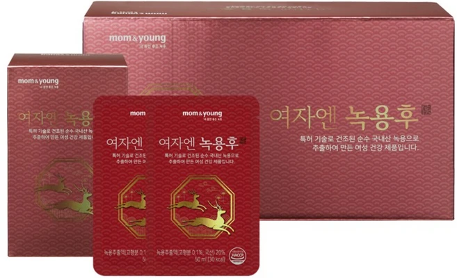몸엔용 여자엔 녹용후 30p, 500ml, 3개 - 쿠팡