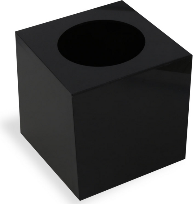 대우아크릴 응모함 추첨함 뽑기상자 아크릴응모함 아크릴박스 정사각형박스 놀이박스 3T, 1개, 흑색 150*150*150 3T