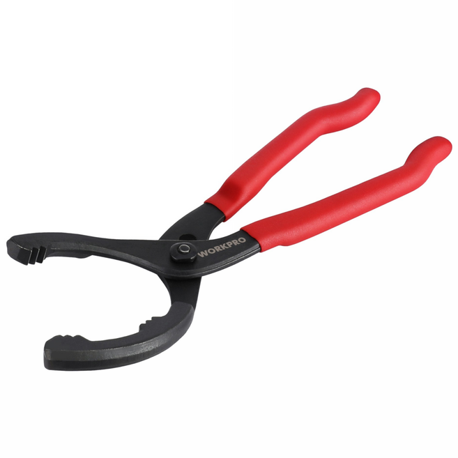 WORKPRO 12인치 오일필터 집게 휠터 휠타 플라이어 렌치 자동차 엔진오일필터 연료필터 다용도 필터 오일캡 휠타렌치 수공구 가정용 깔깔이공구, 1개