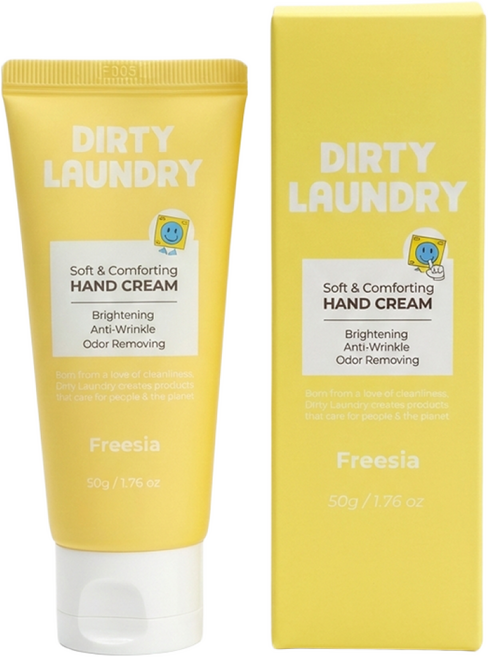 [미백주름기능성]더티런드리 프리지아 꽃향기 핸드크림 안티에이징 소취특허성분함유, 1개, 50g