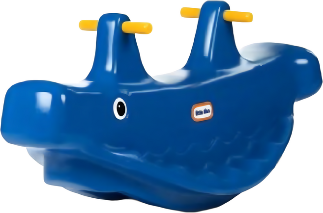 리틀타익스 흔들말 돌고래 시소 블루 1-3인 2세 장난감
