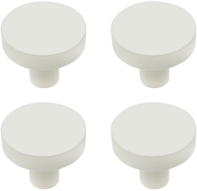 리폼플러스 파스텔 1구손잡이 가구손잡이 서랍장 싱크대, 4개, 크림
