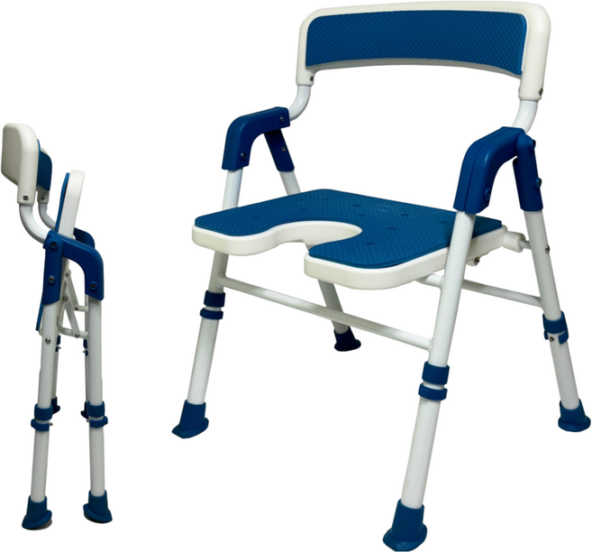 [4차입고완료]실버든든 조립할필요없는 U자형 노인용목욕의자 SH-002, 1개, 실버