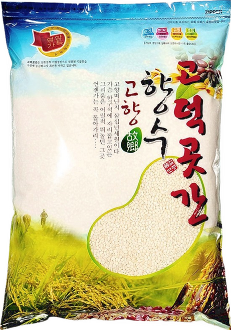 [25년산] 국내산 찹쌀 고덕곳간, 1개, 4kg