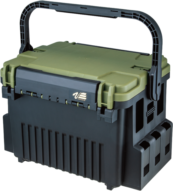 메이호 태클박스 VS-7095N 중형 낚시용 태클박스, 그린 투톤, 1개