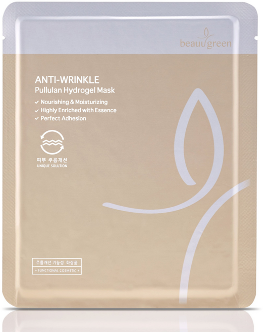 뷰그린 풀루란 하이드로겔 마스크 미백/주름/탄력, 2개, 5매입