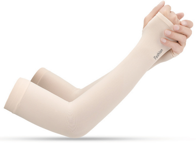 [1+1] 오니어 쿨 팔토시 양손 UV 자외선차단 골프 냉감 (손목형/손등 커버형) 남성/여성 공용, 2개, 손등 쿨토시 스킨