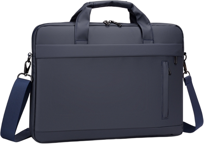 마이키 심플 노트북 가방 15.6인치, 네이비, 1개
