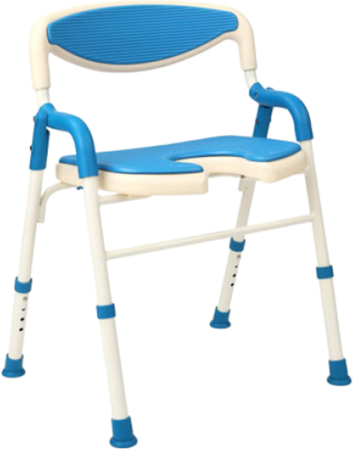 환자 노인 어르신 머리감기 접이식 목욕의자, 1개