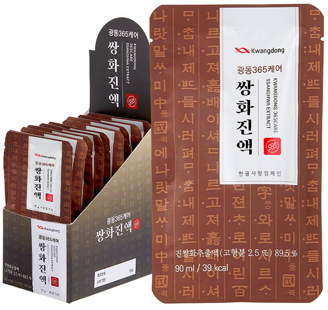 광동 진쌍화진액 쌍화차, 1개, 10개입, 90ml