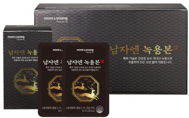 몸엔용 남자엔 녹용본 아연 홍삼 과라나 아르지닌 타우린 헛개 유산균 30p, 500ml, 3개