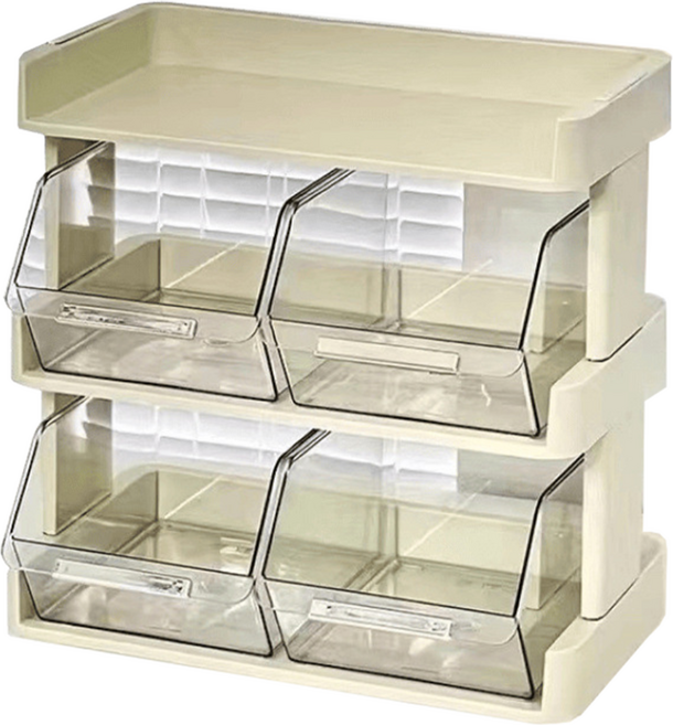 미니보관함 탕비실 정리함 커피 영양제 간식 홈카페 정리대, 1개, 멀티수납박스 개별형