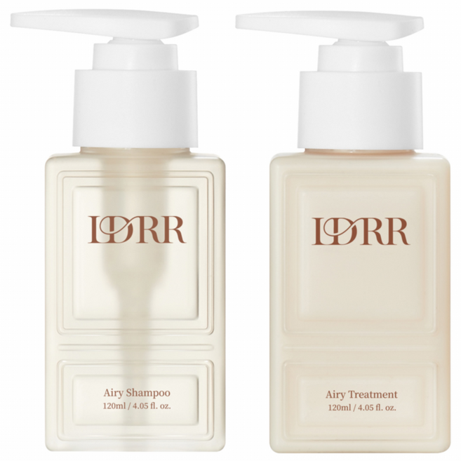 이드르르 에어리 샴푸 120ml + 트리트먼트 120ml 2종 세트, 1세트