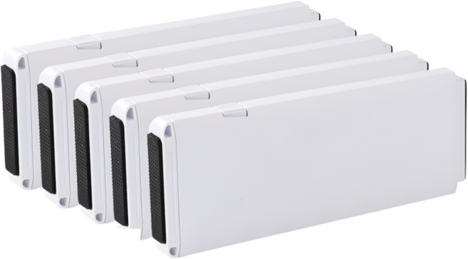 생활대가 서랍칸막이 길이조절 파티션 수납정리 칸분리, 20개, 화이트